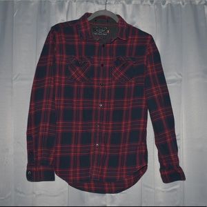 Red and Blue Plaid Flannel